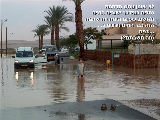 מים עד הברכיים